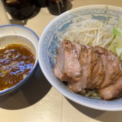 塩つけ麺　ブタ増し