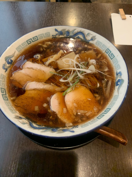 「醤油ラーメン」@らーめん直方串王の写真