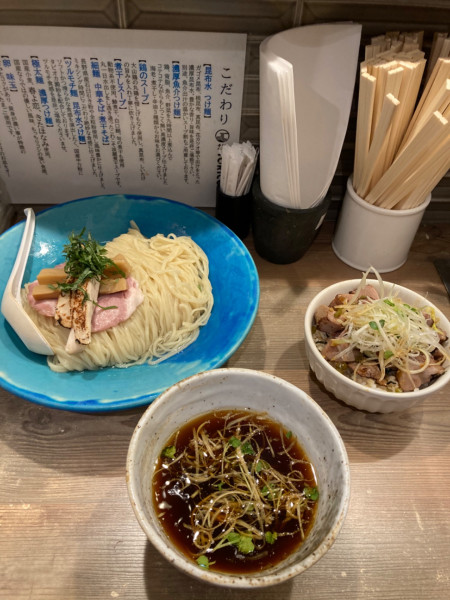 「昆布水つけ麺　チャーシュー丼」@中華そば TORICOの写真