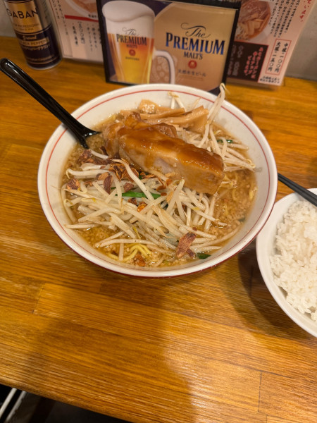「鬼みそ背脂ラーメン」@鬼味噌らーめんの写真