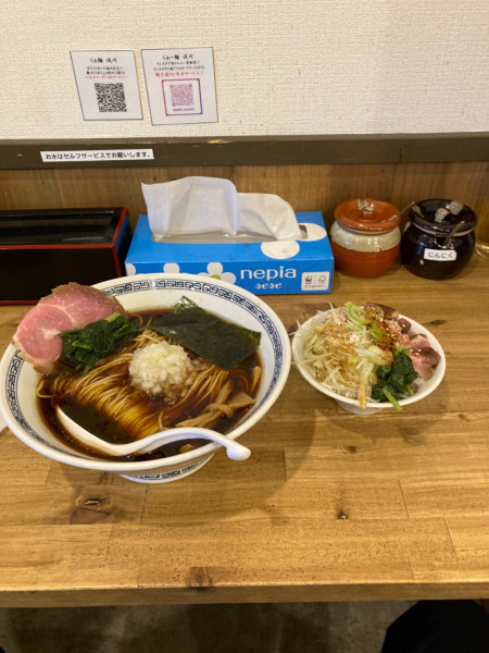 「八王子ラーメン　チャーシュー丼」@らぁ麺 浅川の写真