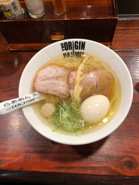 「鶏塩そば」@らあめん元の写真