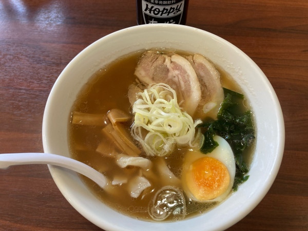 「刀削麺(醤油仕様)」@中華菜館 林海餃子酒場の写真
