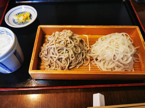 「2色そば」@十割そば 大善の写真