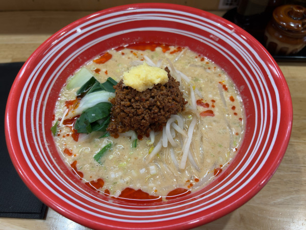 「香辣担々麺（生姜）辛さ弱 1000円」@担々麺琉帆～RuPaN～の写真