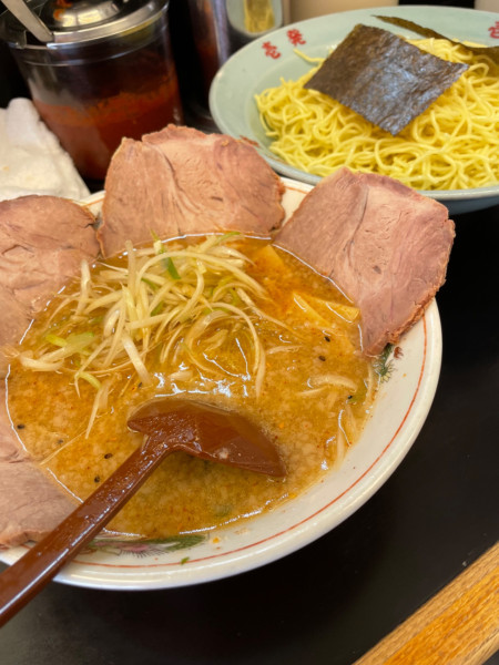 「ネギつけ麺大盛」@壱発ラーメン 相模原店の写真