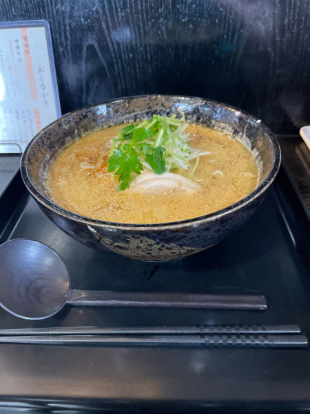 「味噌ラーメン　850円」@もちもちの木 仙台愛子店の写真