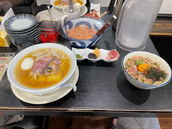 「全部入り軍鶏そは」@中洲 川端 きりんの写真