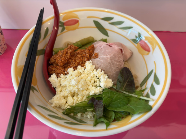 「戦慄の｛自家製｝ フレッシュチーズまぜ麺」@ハイデンコッコFACTORY 戦慄のワコマチカの写真