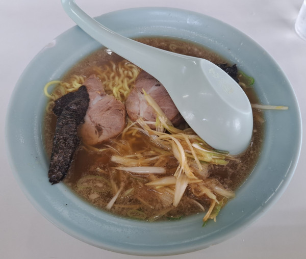 「醤油ラーメン小630円」@ラーメンショップ 平泉店の写真