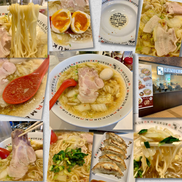 「煮卵ラーメン950円＋餃子（ｸｰﾎﾟﾝ）」@どうとんぼり神座 アトレ恵比寿店の写真