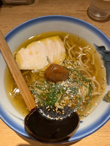 「大葉香る梅塩ラーメン」@AFURI 恵比寿の写真