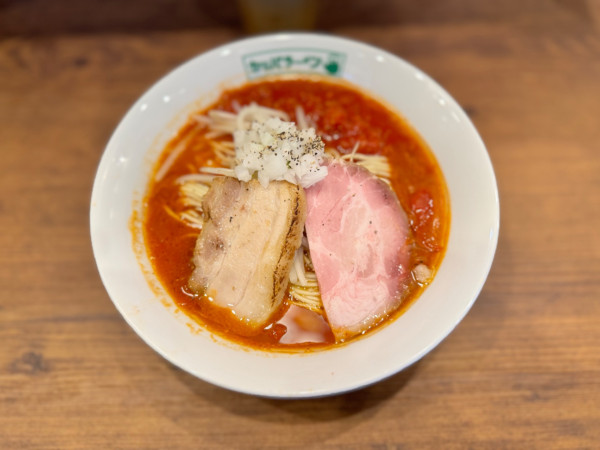 「トマトらーめん 900円」@トマトラーメン カッパハウス 国分寺店の写真