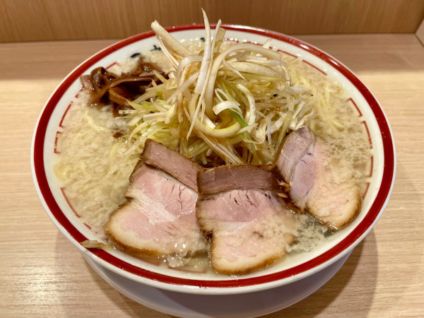 「ねぎそば（こってり）大盛」@中華そば専門 田中そば店 武蔵境店の写真