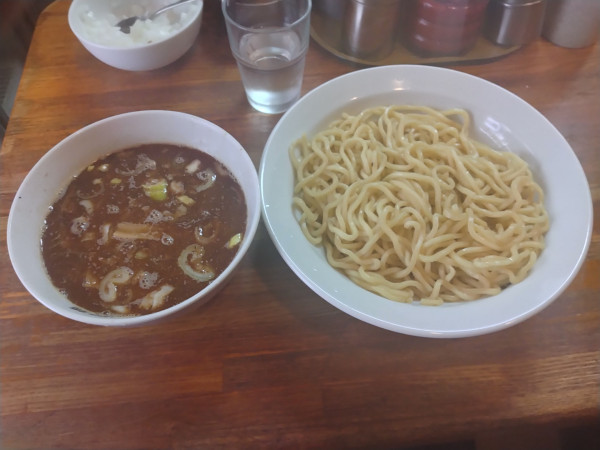 「半肉入りつけそば¥900-」@麺 髙はしの写真