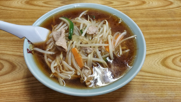 「もやしそば（もやし炒め）700円」@足立屋の写真