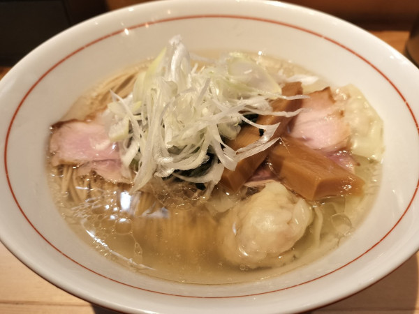 「白ワンタン」@日本橋 朱鷺の写真