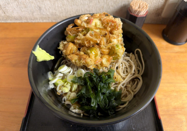 「ねぎ天そば(510円)」@蕎麦たつ 浜松町店の写真