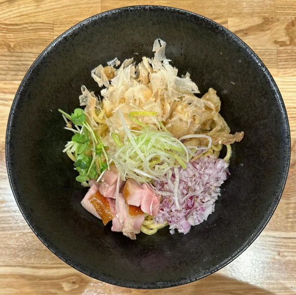 「地鶏まぜそば」@TOMORROW NEVER NOODLESの写真