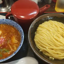 辛つけ麺 大盛　辛さ中