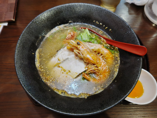 「至福の海老しおラーメン」@麺処 湧光の写真
