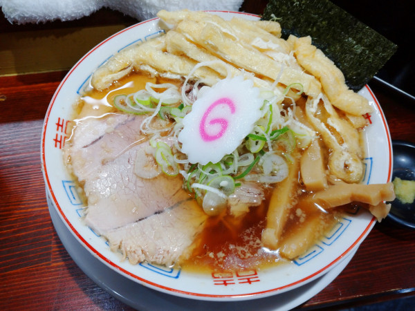 「いりこ 淡口（950円）＋きつね（100円）」@大井町立食い中華蕎麦 いりこ屋の写真
