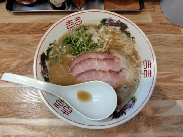 「豚骨魚らーめん900円」@めんや ふうたろうの写真