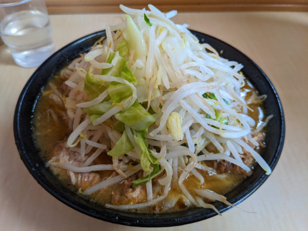 「みそラーメン（麺硬め）」@ラーメン二郎 京成大久保店の写真