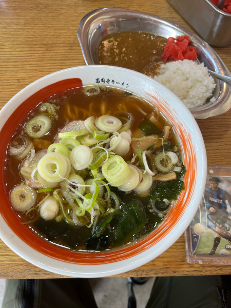 「ラーメン半カレーセット」@高円寺ラーメン タロー軒の写真