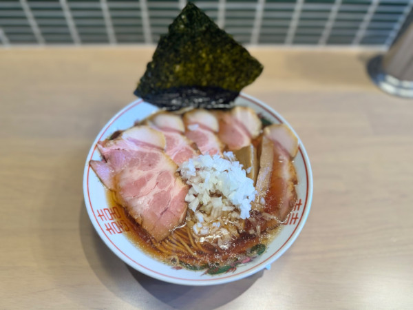 「焼豚麺(肩ロース) 1100円」@いしかわや 深大寺市場店の写真