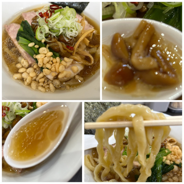 「【限定】合法キノコの冷やしらーめん1100円」@自家製手打ち麺 禿の写真