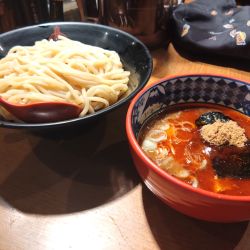 辛つけ麺 麺中盛