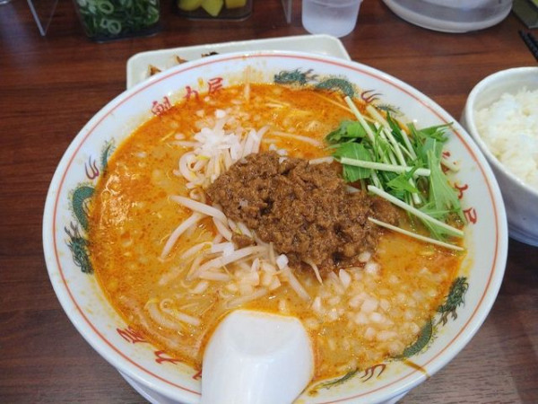 「担担麵（期間限定）」@ラーメン魁力屋 京都南インター店の写真