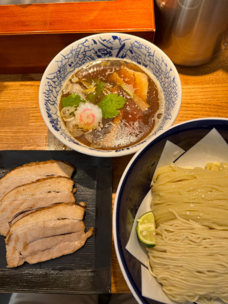 「清湯つけそば　チャーシュー」@つけそば 神田勝本の写真