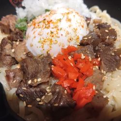 牛すじ油ソバ 大盛り