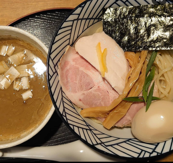 「煮干し豚骨つけ麺 麺大盛り」@長野らぁ麺 さくら木の写真