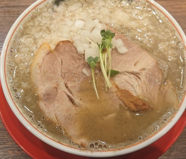 「煮干し鬼脂中華そば 麺大盛」@つけめんTETSU 壱の木戸 水戸店の写真