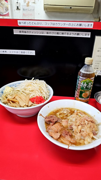 「つけ麺(大)＋生卵」@ラーメンハイキックの写真