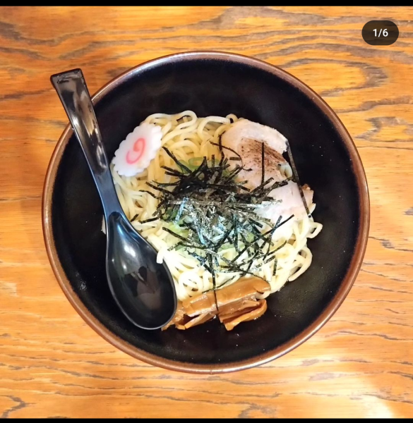 「辛塩油そば 麺大盛り」@油そば専門店 ぶらぶら 京橋店の写真