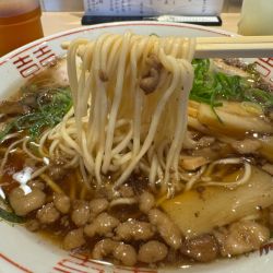 尾道ラーメン、鶏ネギポン酢、レモネードサワー