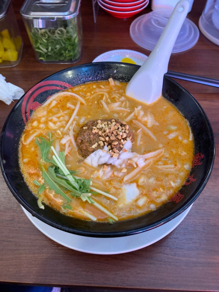 「限定坦々麺」@ラーメン魁力屋 港北インター店の写真