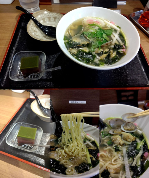 「『あさり塩らーめん(¥880)』」@蕎麦食堂 うり坊の写真