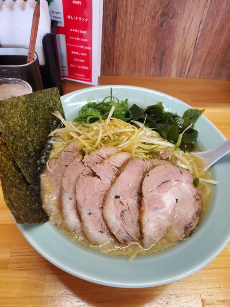 「ネギチャーシュー@980」@ニューラーメンショップ主水 尾張旭店の写真