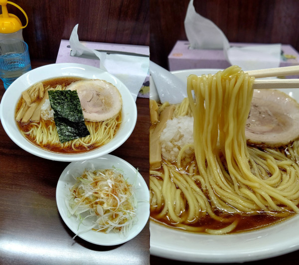 「『ラーメン 大+ネギ(¥700+100)』」@めんくい亭の写真