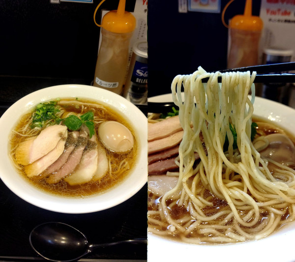 「『特製トリュフ香るはまぐり醤油そば+麺増し』」@麺屋 中川會 住吉店の写真