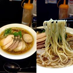 『特製トリュフ香るはまぐり醤油そば+麺増し』
