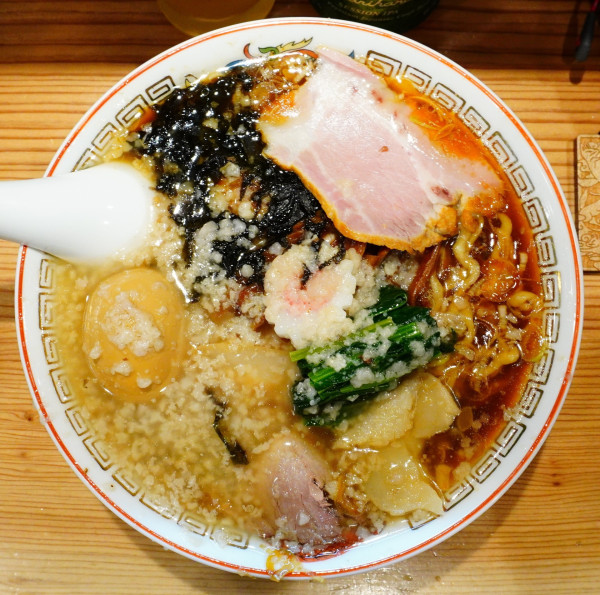 「【Kiriンダ軒】背脂醤油ラーメン＋味玉＋COEDO毬花」@オランダ軒の写真