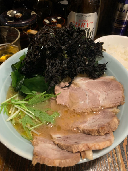 「塩チャーシューめん＋岩のり」@がら屋の写真