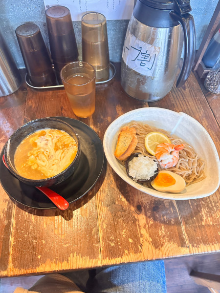 「濃厚海老つけ麺」@麺心 よし田の写真