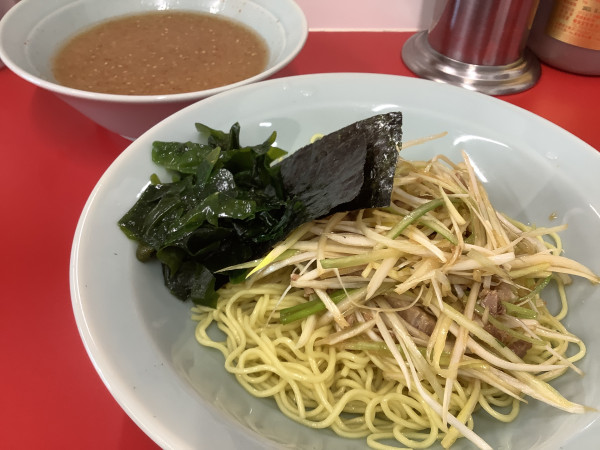 「ネギみそつけめん　1050円」@ラーメンショップ 二宮店の写真